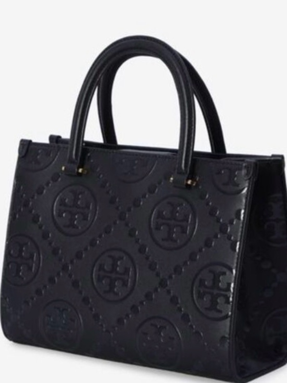 Tory Burch T MONOGRAM TOP-HANDLE EMBOSSED TOTE - Picture 7 of 10